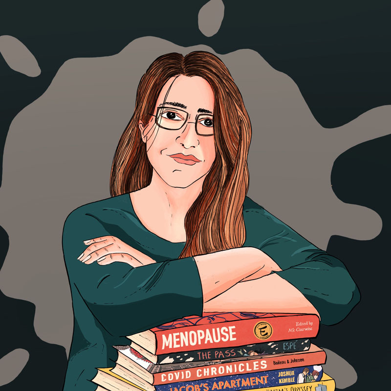 Illustrated portrait of Kendra Boileau